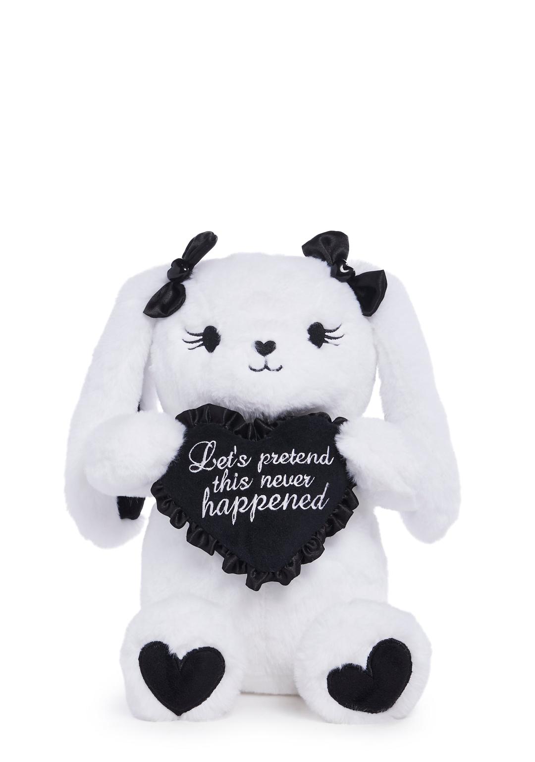 No Regrets Just Love Plushie - BLK/WHT / ONE SIZE