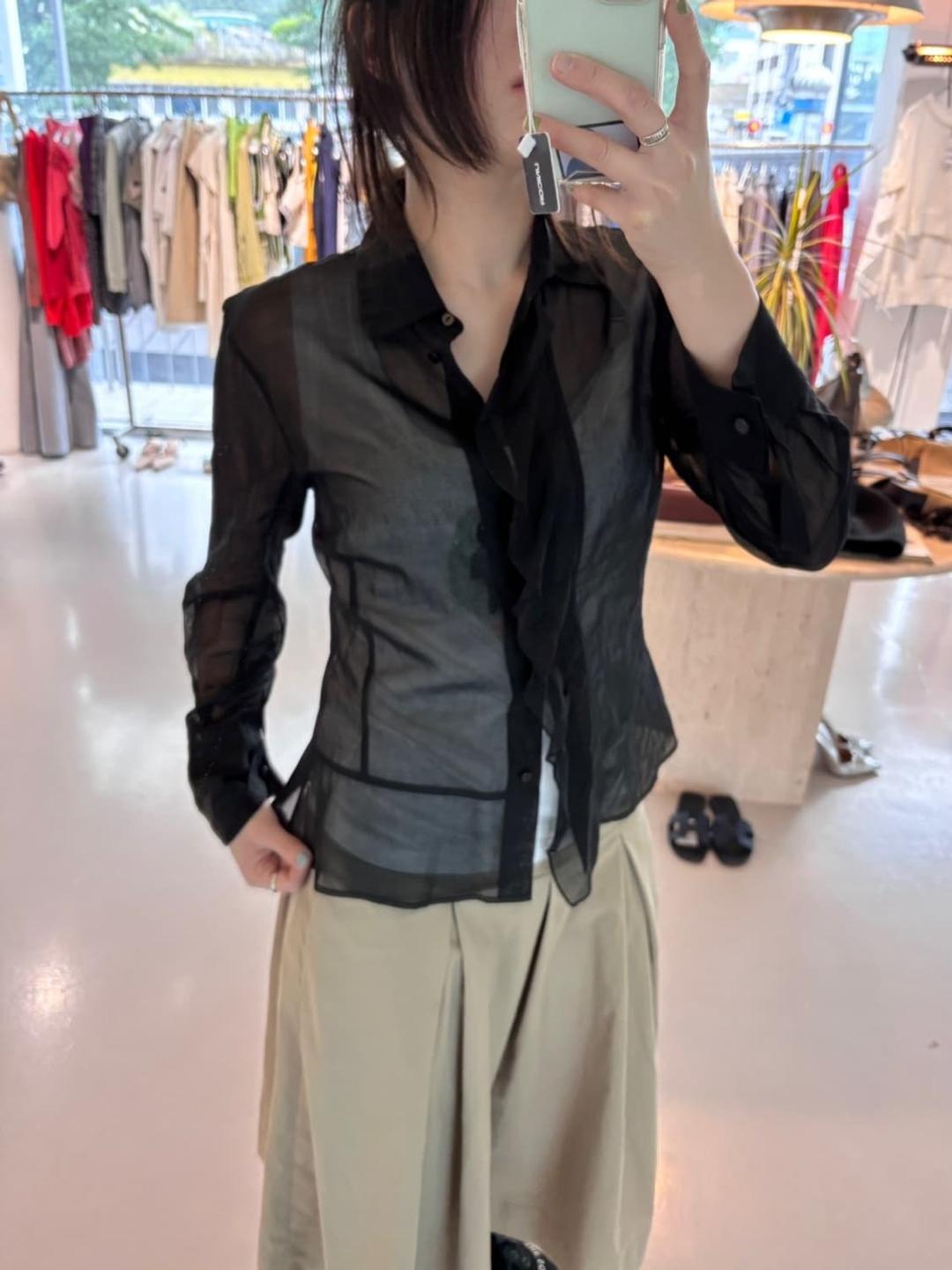 Vintage Jil Sander See-through Blouse | 후루츠패밀리