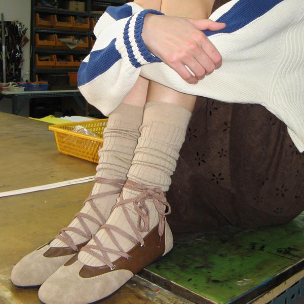 Tender 0003. Combi Lace-Up Flats