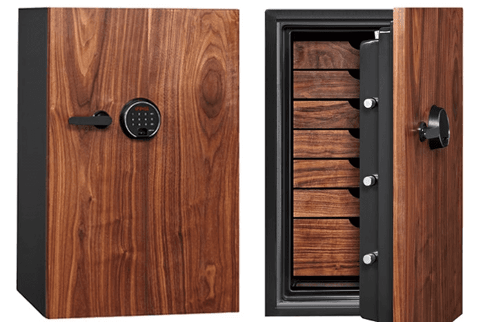 DBAUM(디바움) 800 서랍형 가정용 사무용 강력 방도 터치지문인식 내화금고