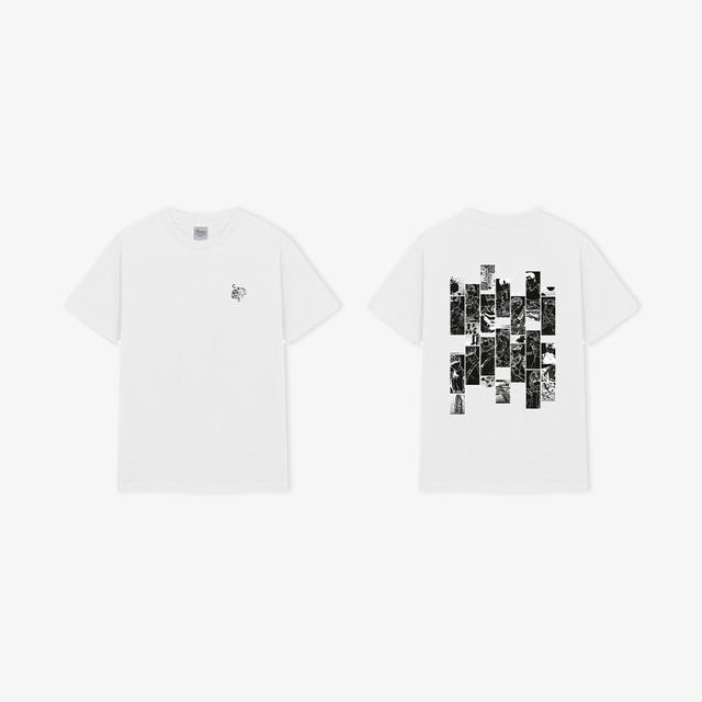 지초이 SS24 FITTED LOGO T-SHIRT (BABY PINK & PORCELAIN