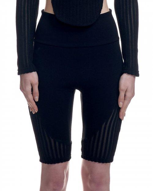 메쉬 바이커 쇼츠 - 블랙