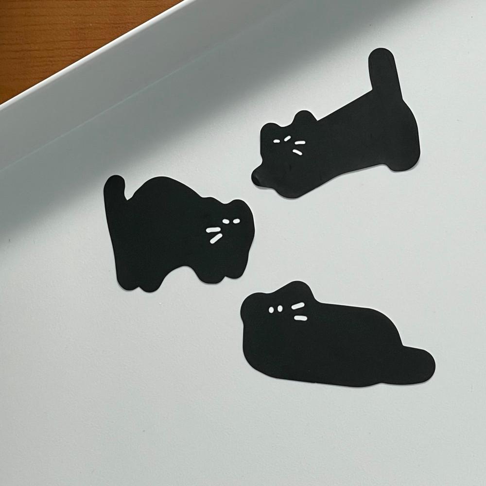standingchu hidden cat sticker 2장