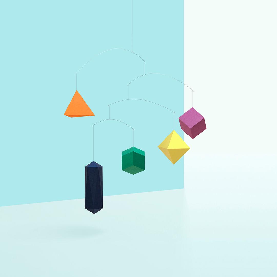 폴리곤 모빌 컬러풀 / Polygon Mobile Colorful