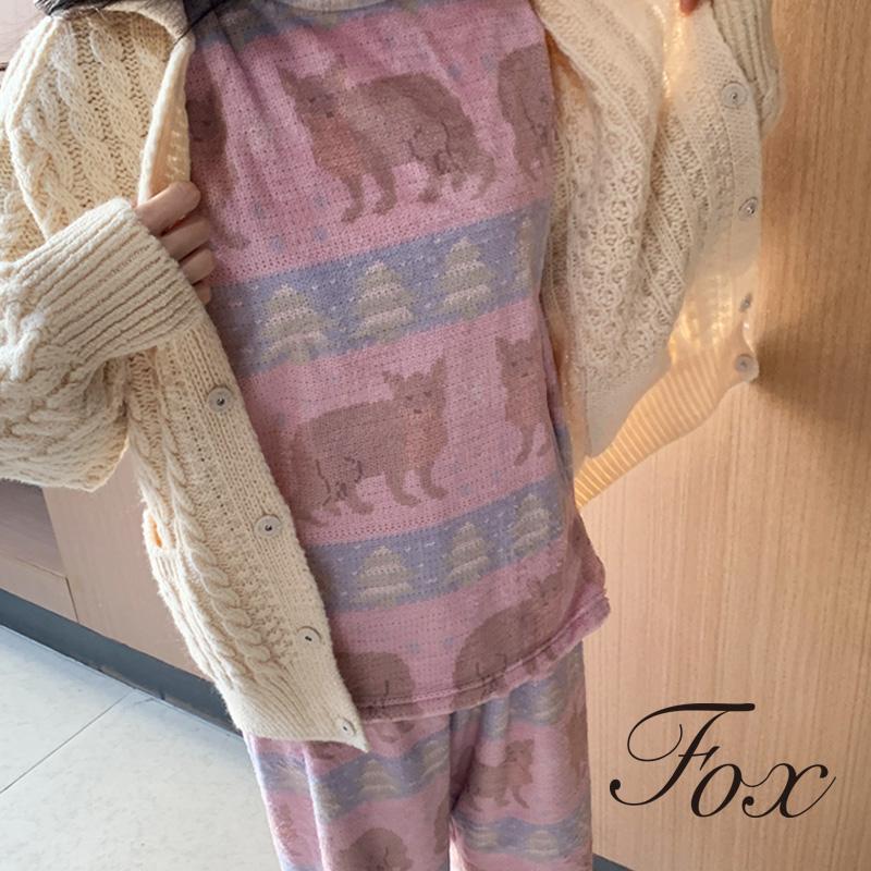 Fox winter pajama (수면잠옷)