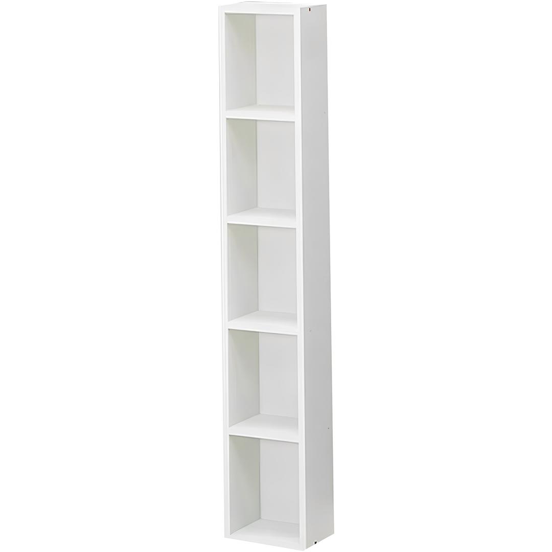 포메리트 타워형 틈새 DVD장 5칸, 화이트, 200 x 150 ...