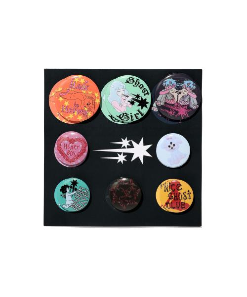 나이스고스트클럽(NICEGHOSTCLUB)  BUTTON BADGES SET VOL.4_MIX(NG2FSUAB67A) - 후기 | 무신사