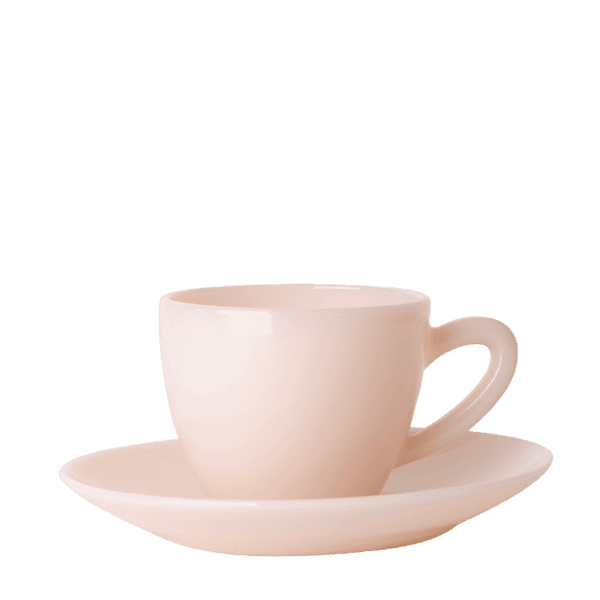 언스 베이직 밀크글라스 세트 커피잔(IR) 피치