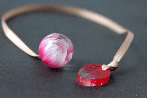 깃털꽃 가름끈 책갈피