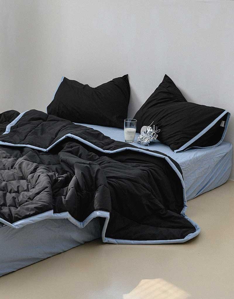 비스킷 고밀도 60수 워싱 간절기/사계절 차렵이불 단품/세트 (SS/Q) 6컬러