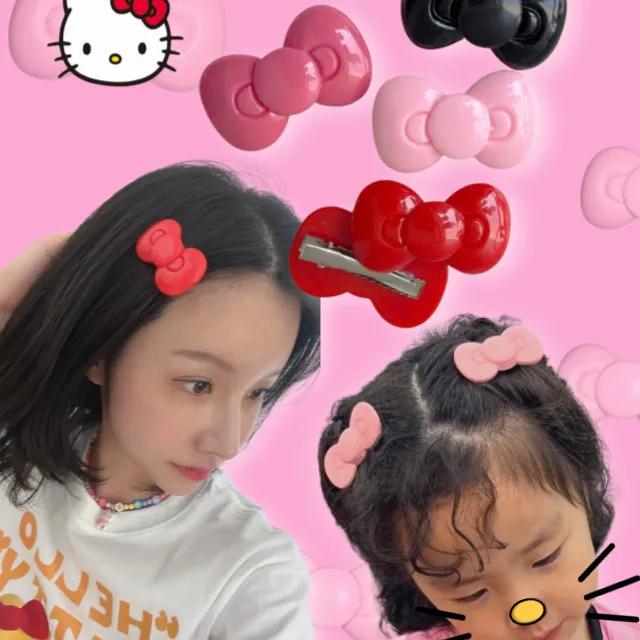 🎀왜안사템🎀인간키티 리본 대왕 대형 집게 공주 고양이 헤어핀 하이틴 키치  산리오 y2k 유니크 체육대회 필수템 운동회 머리핀 머리삔 친구 생일 선물 여아