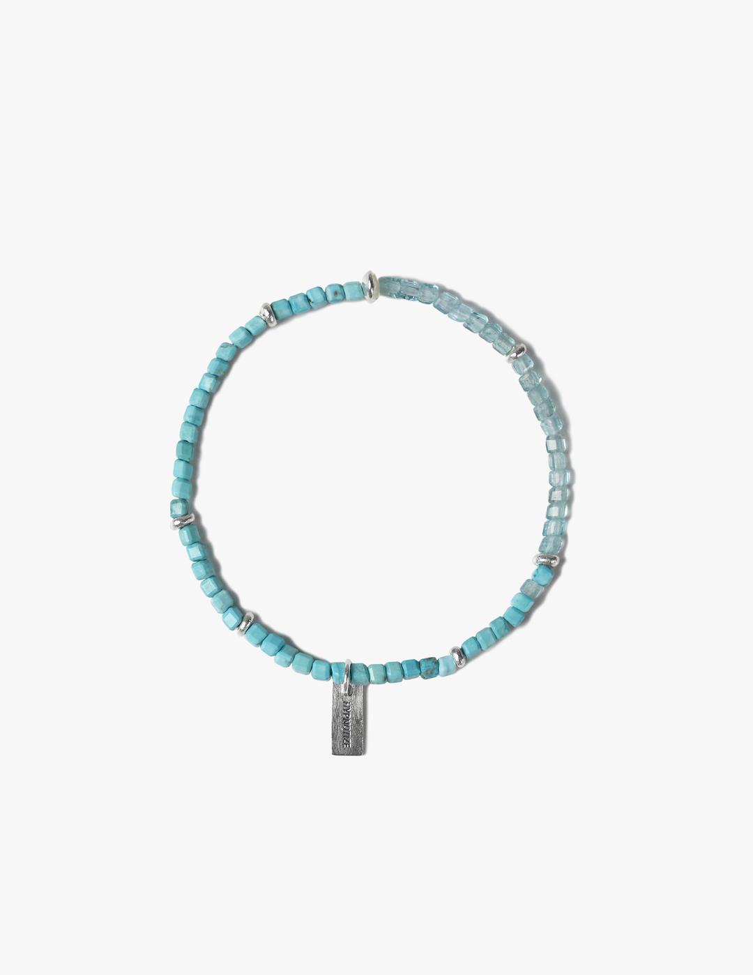 CUBE GEMSTONE BRACELET_SKY BLUE