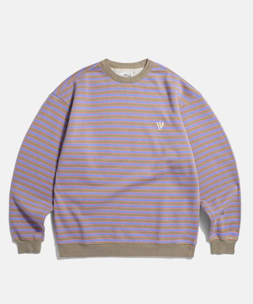 FD Vintage Stripe Sweatshirt Purple