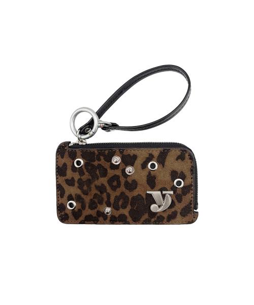 y button wallet (leopard)