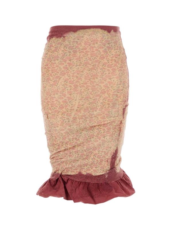 디젤 멀티컬러 스커트