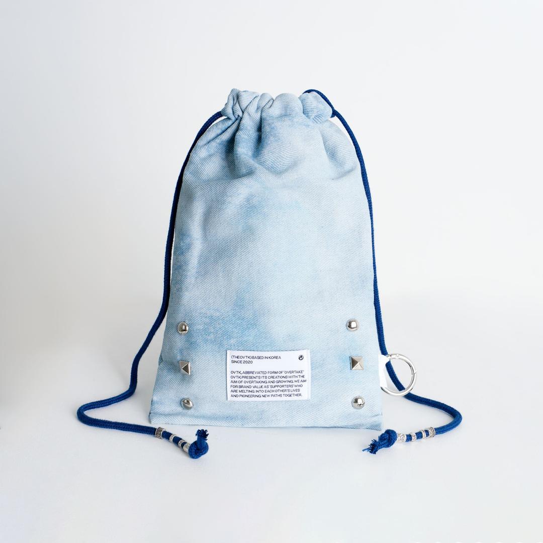 'Autopsy’ Denim String Pouch