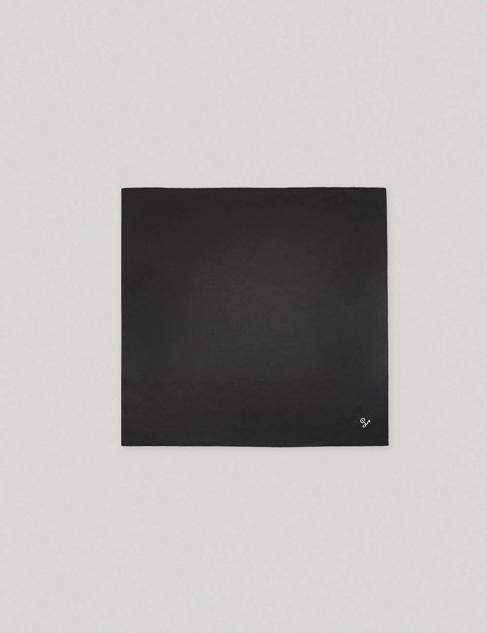 Satin Hair Scarf_Black