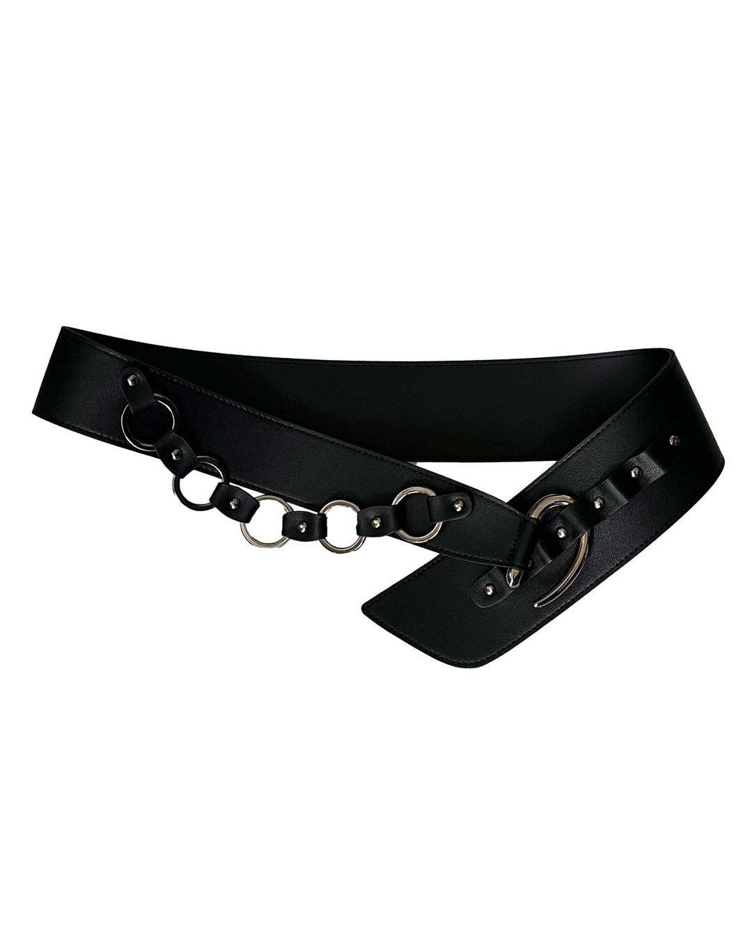 하몽 Chain leather belt