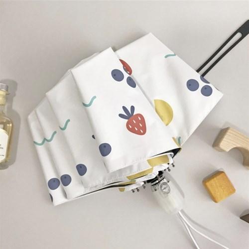 2종 후르츠 UV 자외선 차단 암막코팅 자동 우양산