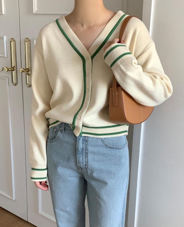 포버슨 배색 v cd (크림/머스타드/미드나잇블루/블랙)