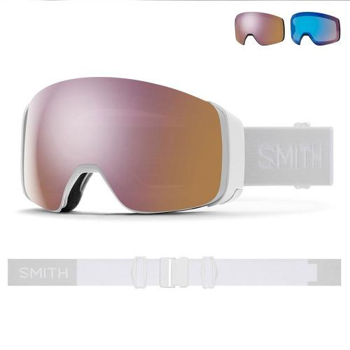 스미스 스노우보드 스키 고글 2324 4D MAG White Vapor Everyday Rose Gold