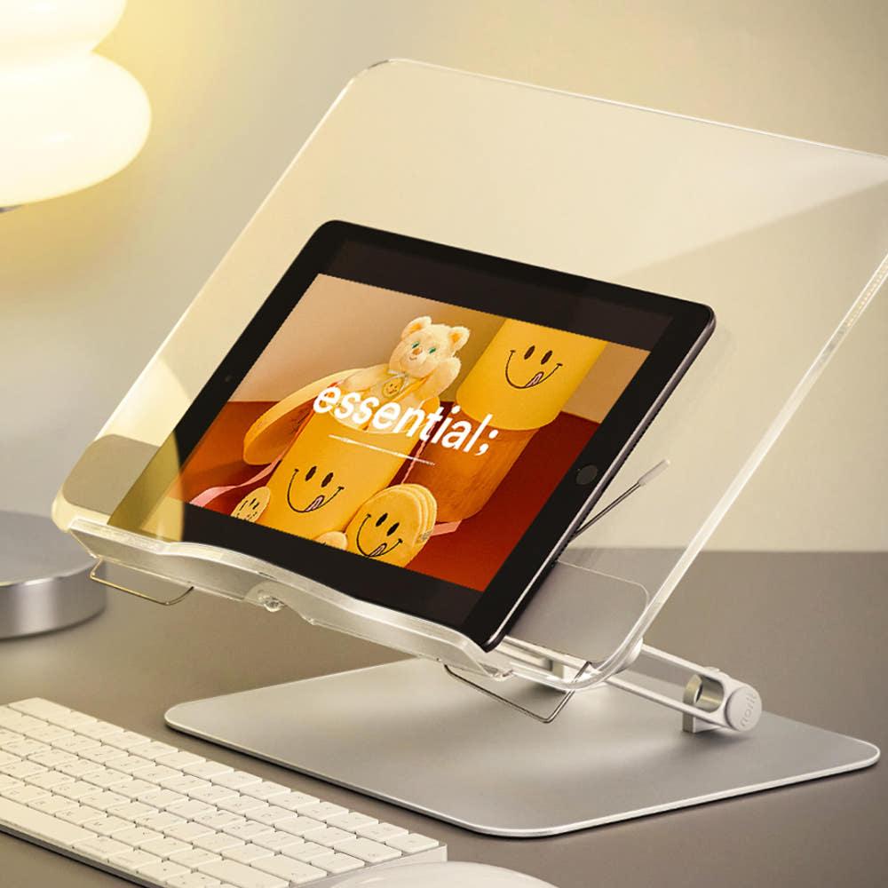 노르잇 투명독서대 높이조절 아크릴 PR02A 