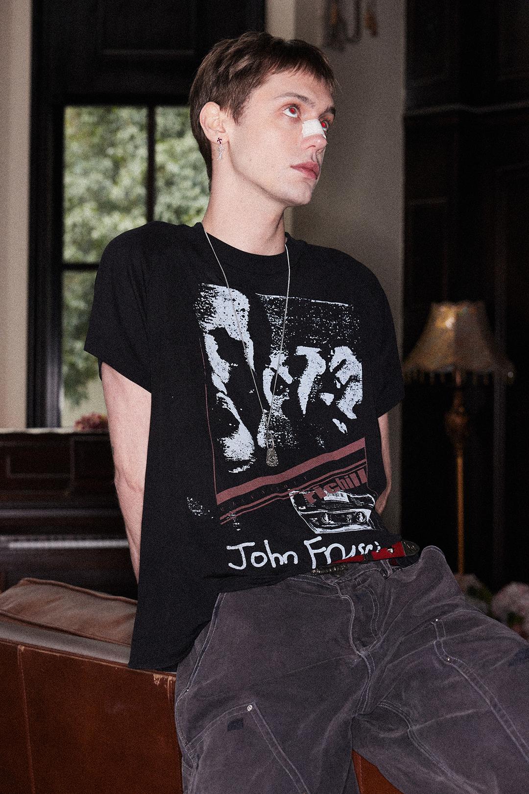 RICHILL MELANCHOLY John Frusciante ribbed short sleeve