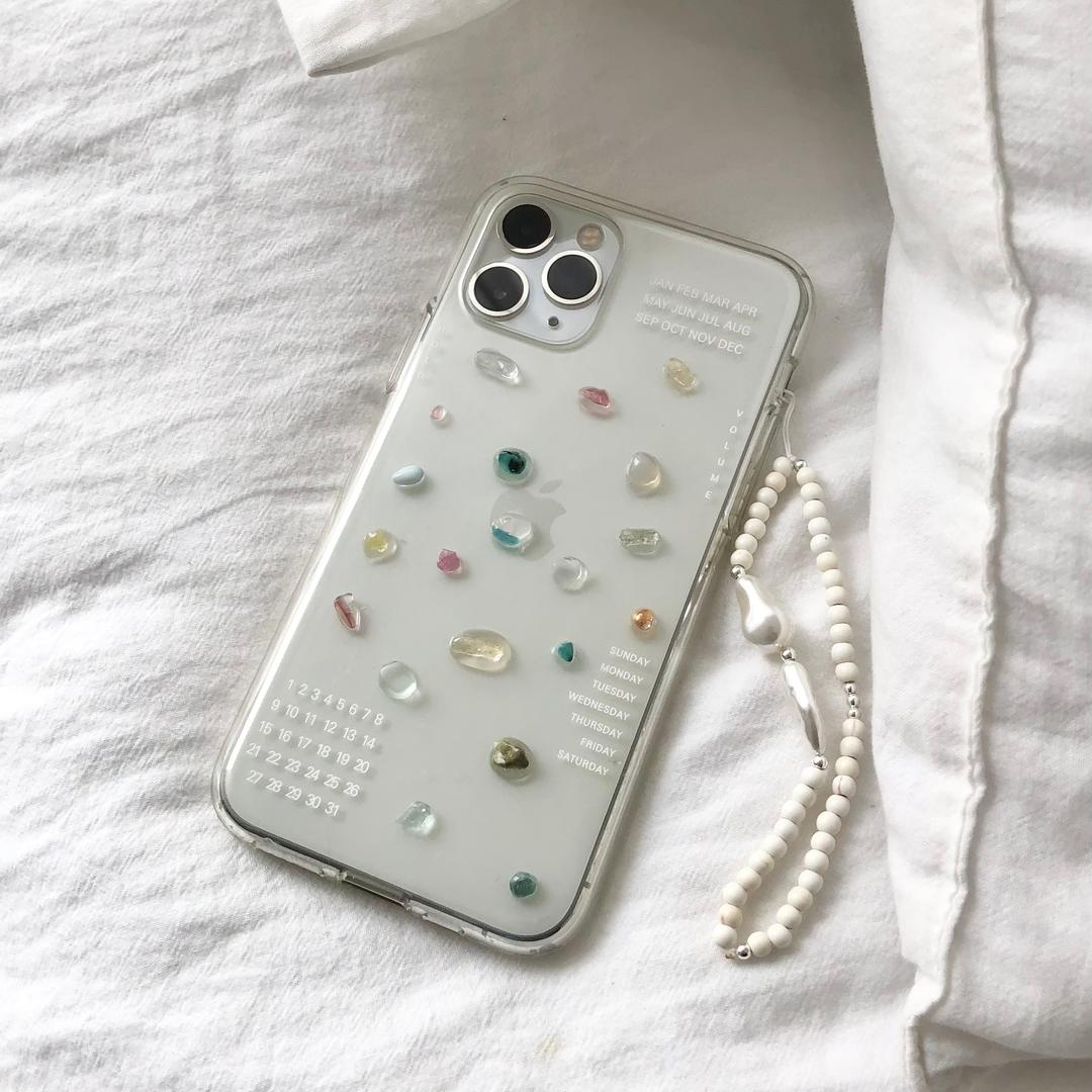 Mix stone phone case