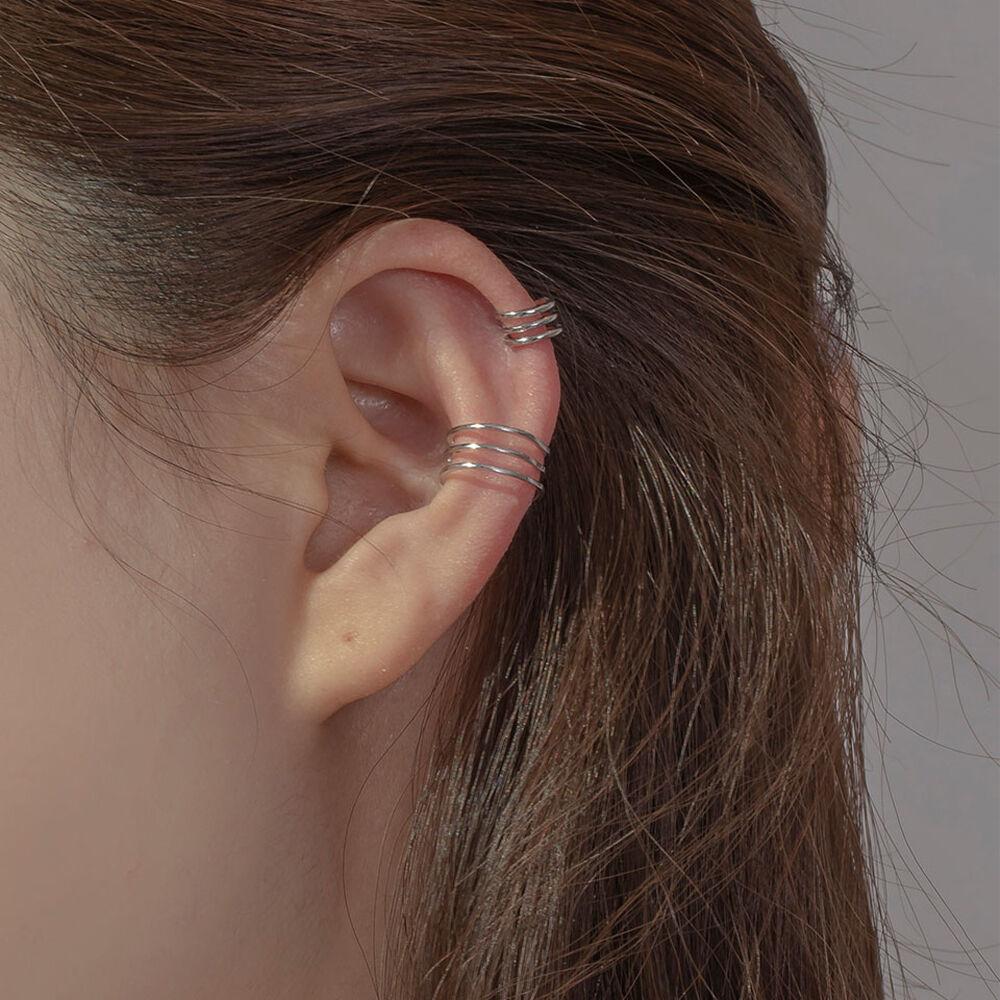 [이주영, 청춘기록 박소담 착용] 3LINE EAR CUFF (1+1 2SET)