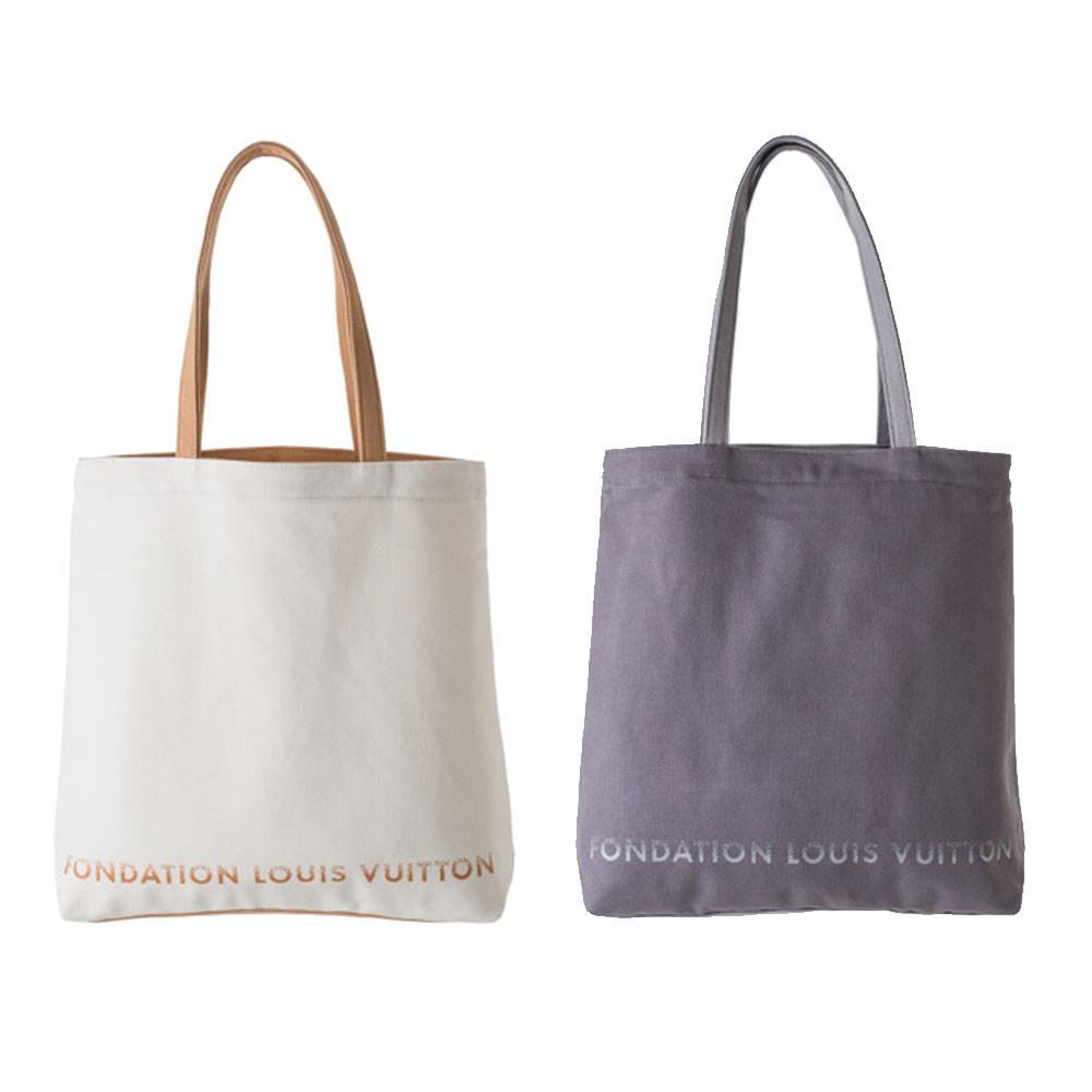 루이비통 파운데이션 에코백 숄더백 화이트 그레이