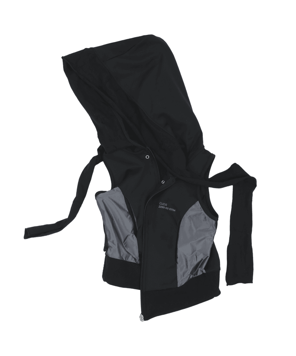 Muffler Boxer Hoodie Zip-up / Black