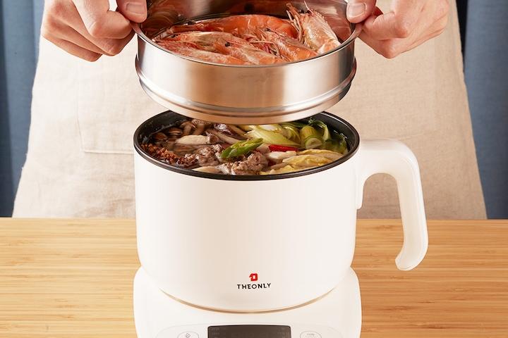 2in1 분리형 멀티쿠커 전기 계란찜기 1.2L NBM024CW