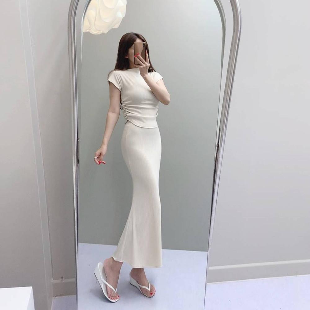 엘레강스 머메이드 롱 스커트 [무료배송]