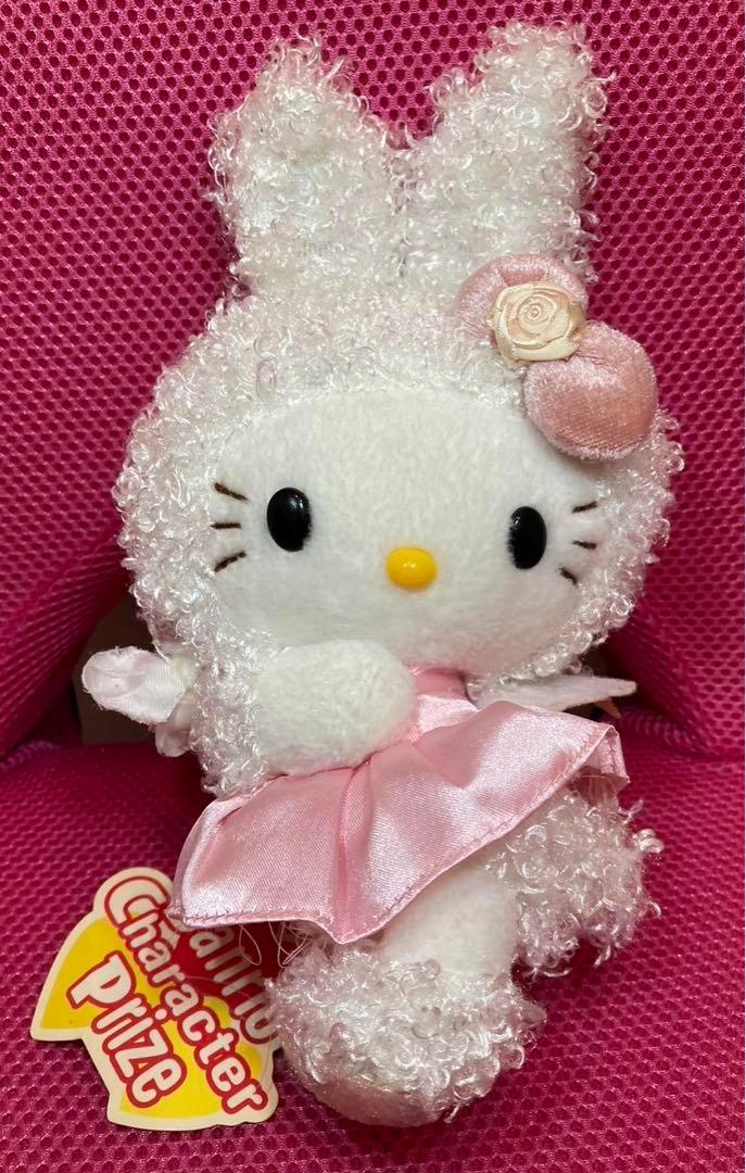 非売品　サンリオ　ハローキティ　薔薇抱っこ　うさぎ　エンジェル　ぬいぐるみ