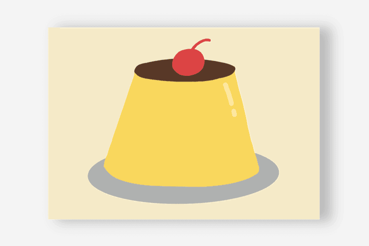 푸딩 인테리어 포스터