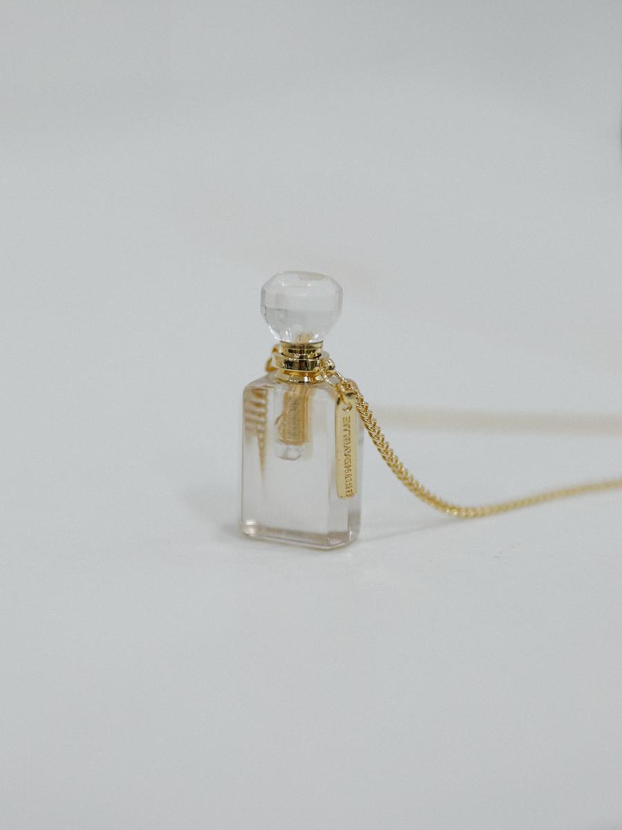 Crystal fragrance Bottle Necklace