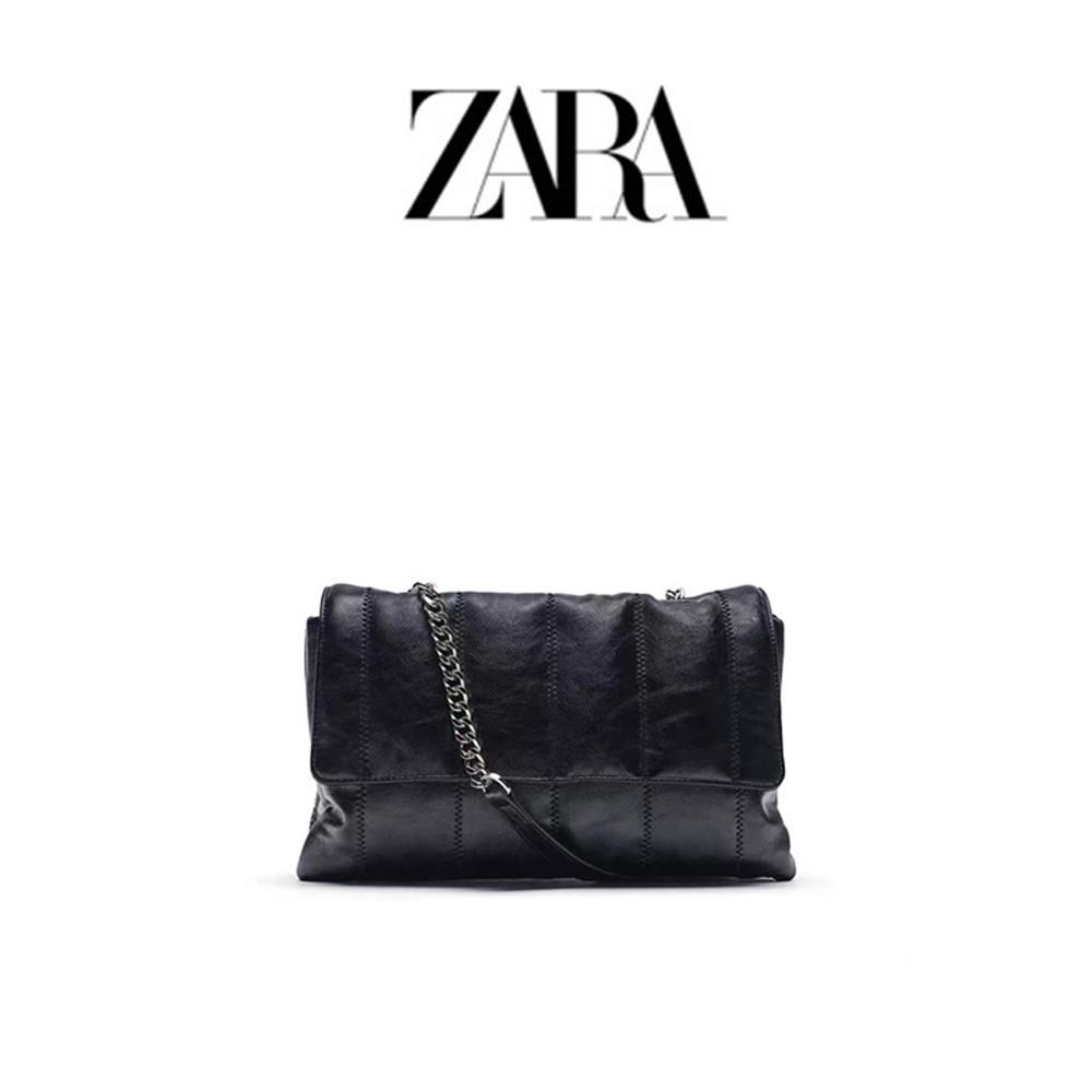 자라 가방 소프트 레더 플랩 체인 숄더백
