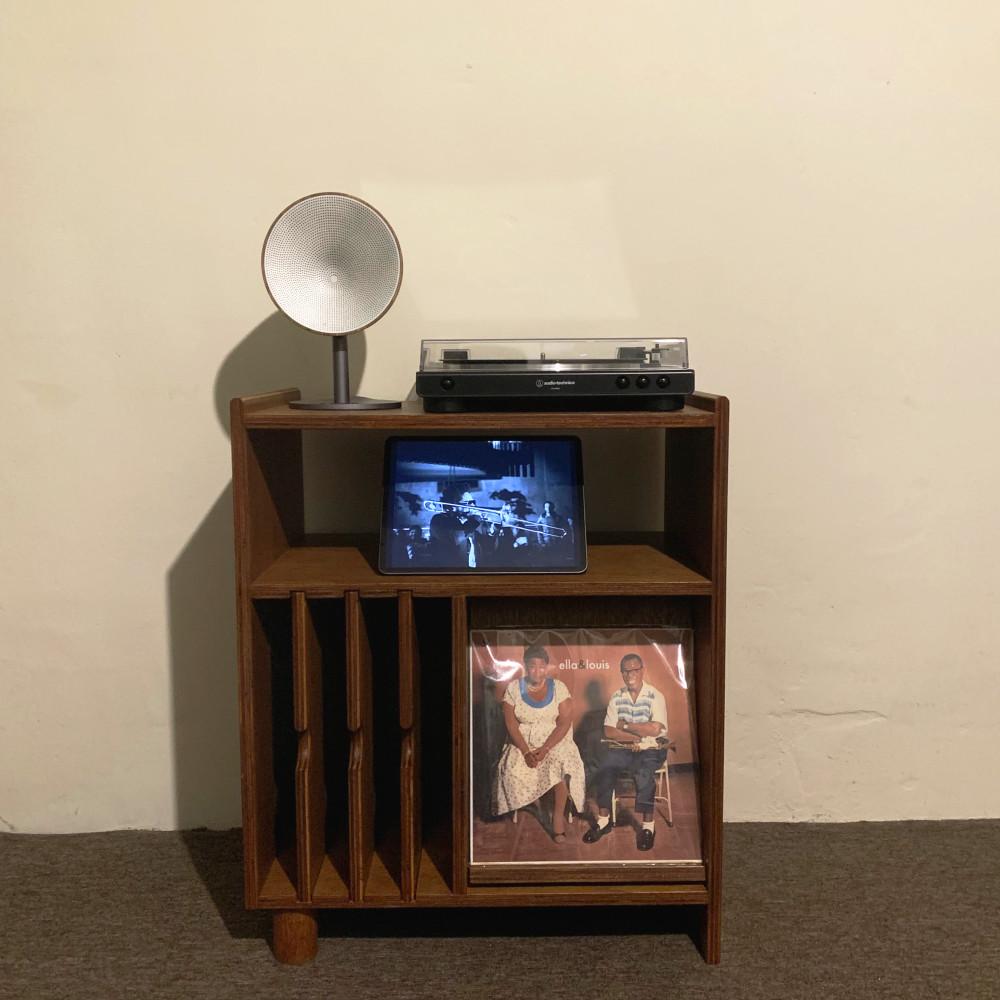 미드센추리 LP 오디오렉 LP Audio Rack [아토하우스]