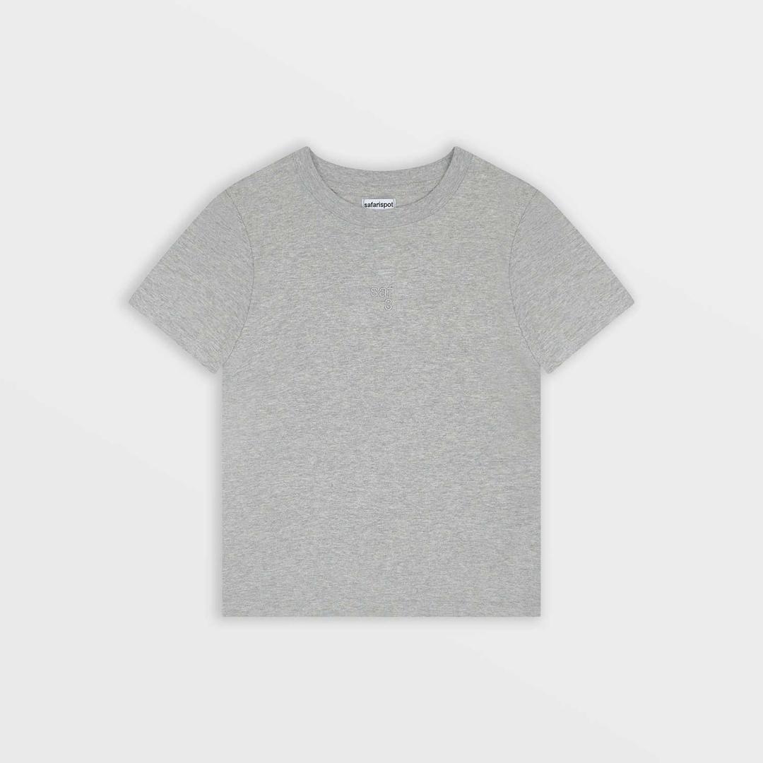 1/2 Basic Mini Safari T-Shirt (Heather Gray)