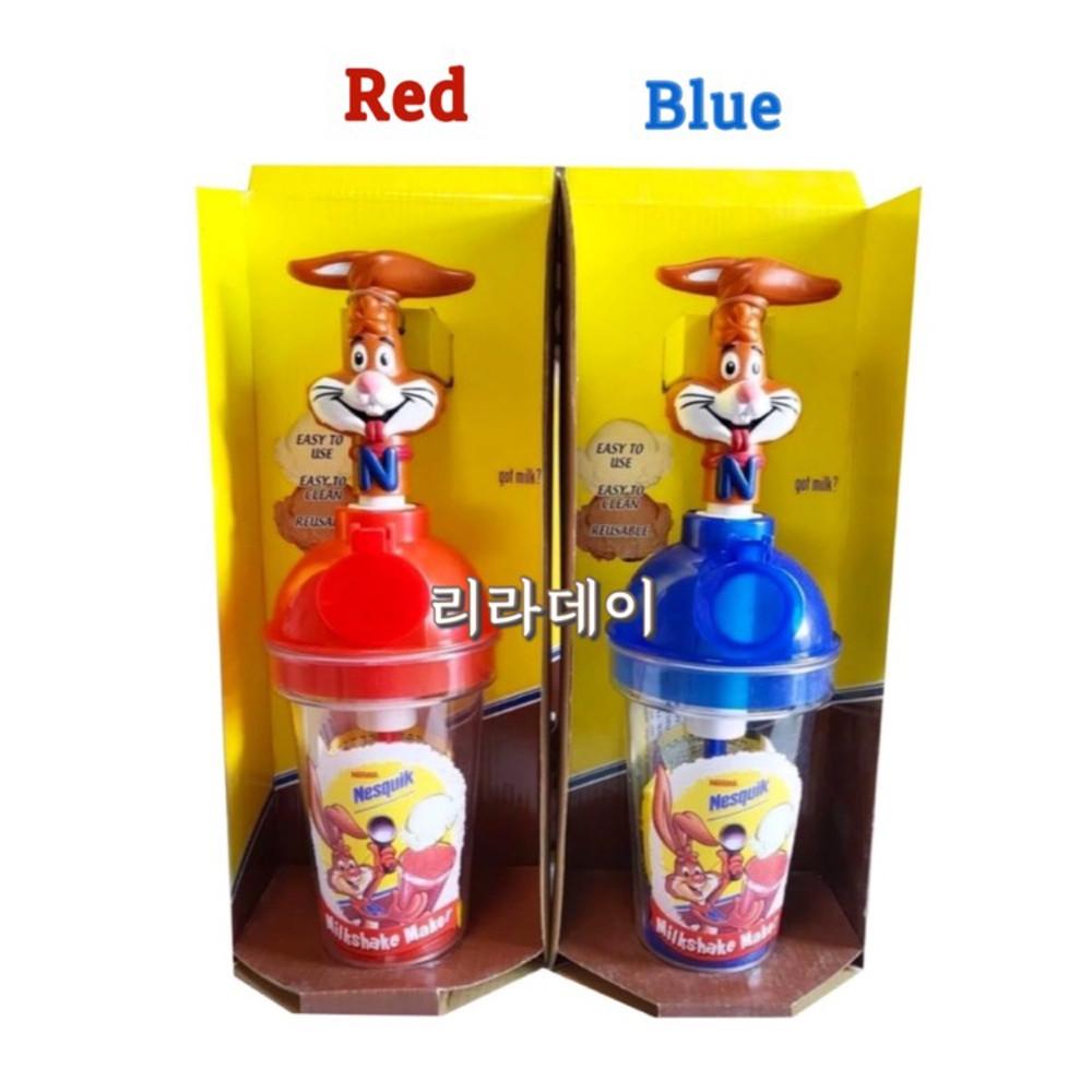 빈티지 새상품 네스퀵 레드,블루 텀블러 컵 세트 (주의사항 잘 확인후 구매 해주세요 )