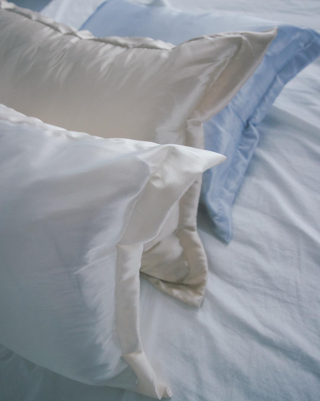 Satin Ruffle 베개커버 20colors