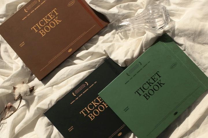 티켓 북 뮤지컬 영화 티켓 보관 콜렉트 여행 커플 추억 기차 표 감성 기록 스크랩