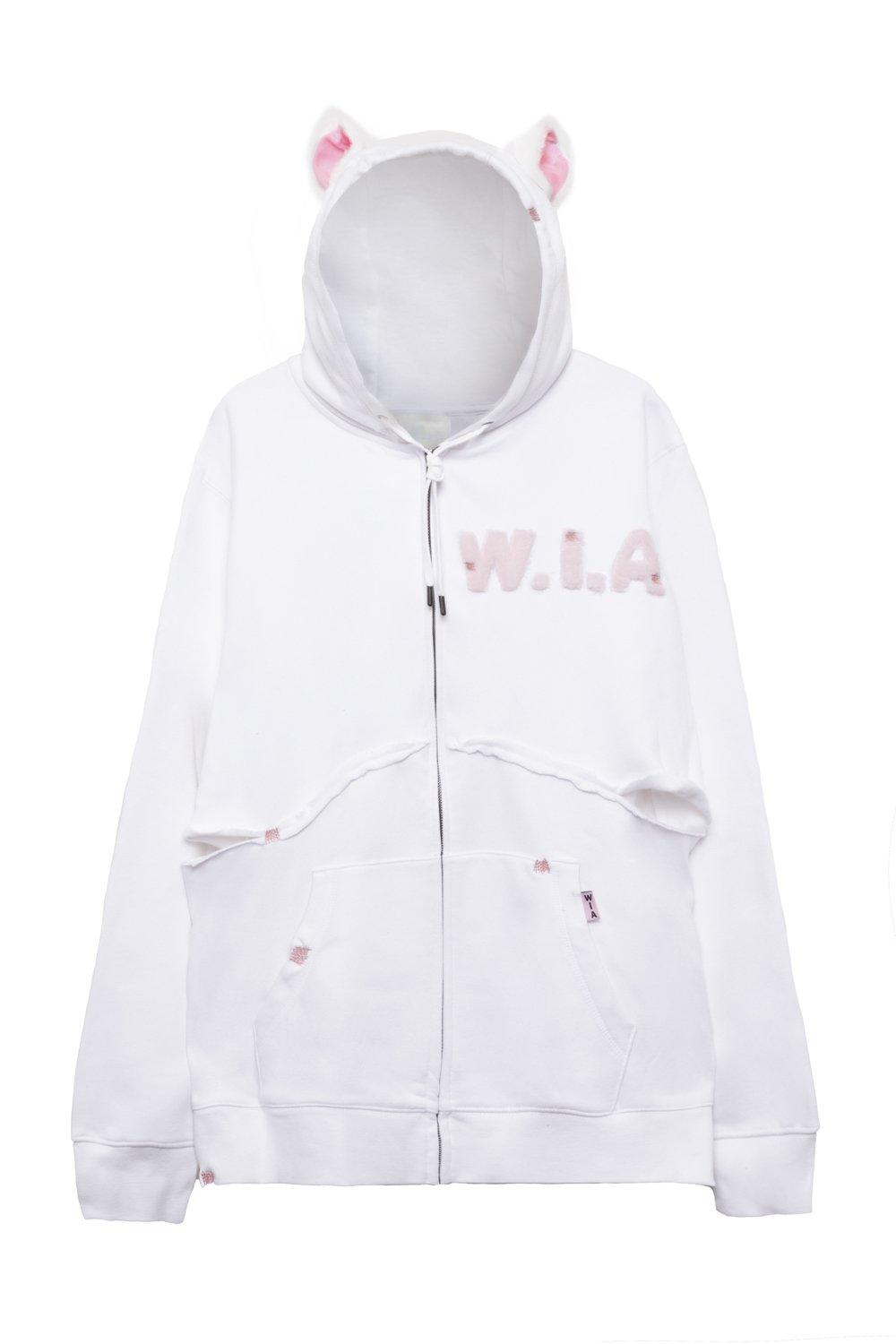 KITTY ORGANIC COTTON ZIP UP HOODIE