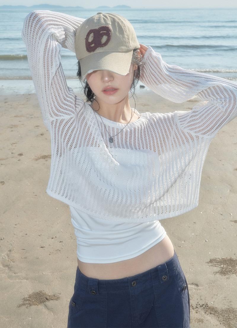 NETTING KNIT / WHITE