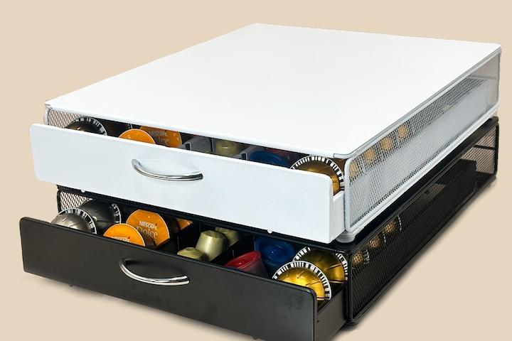 네스프레소 돌체구스토 버츄오 커피 캡슐 호환용 보관함 스틸서랍 50구 홀더 거치대