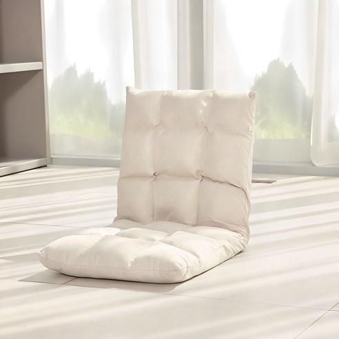 솔룸 등받이 5단조절 좌식의자, 연베이지, 1개 - 좌식의자 | 쿠팡