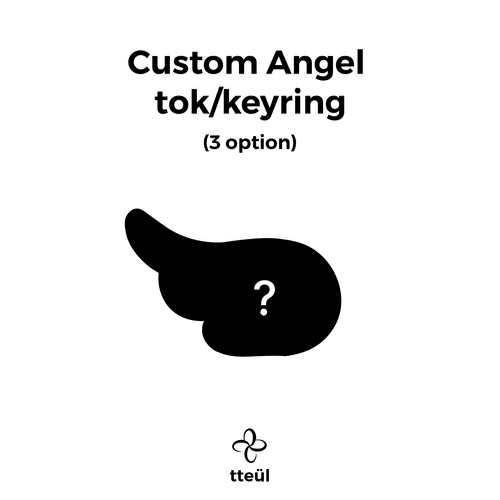 Custom Angel tok/keyring (3 option)