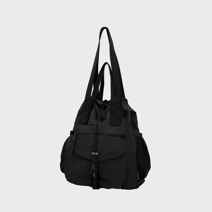 VOYAGER DRAWSTRING 2WAY BAG 002 Midnight Black