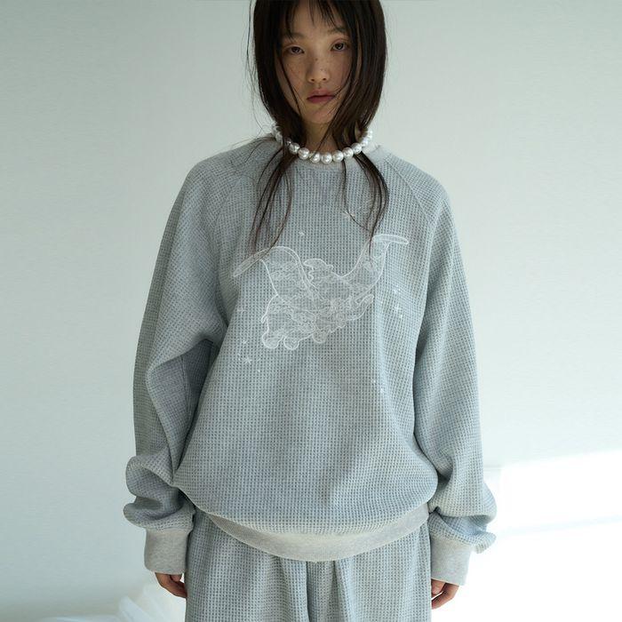 [29CM단독] Dumbo Patchwork Top (Grey)