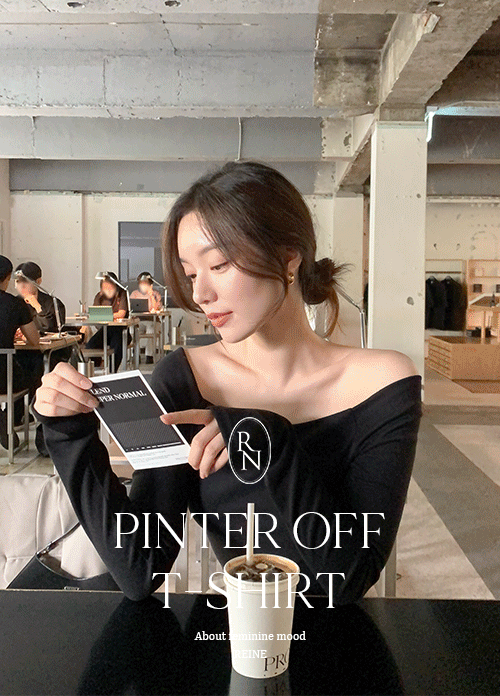 [자체제작] 긴팔핀터오프티셔츠 (3colors) 당일배송